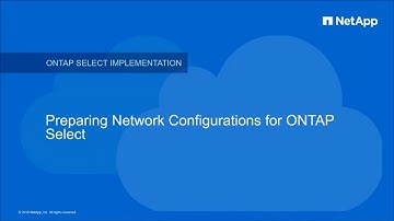 ONTAP Select Networking