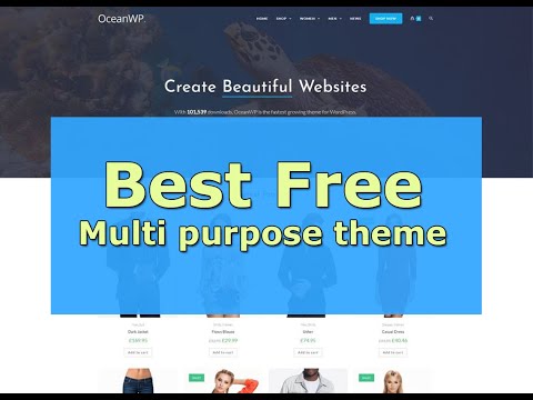 The Best Free Multi Purpose WordPress Theme | Demo & Walkthrough   OceanWP