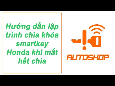 VIDEO 29: HƯỚNG DẪN LẬP TRÌNH CHÌA KHÓA SMARTKEY HONDA KHI MẤT HẾT CHÌA