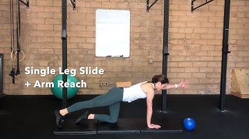 Quadruped with Single Leg Slide + Arm Reach