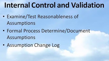 Bank Training Program: Internal Control and Validation Part 1