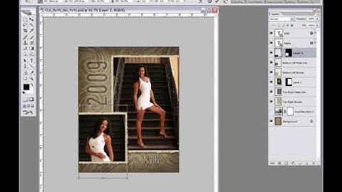 Photoshop Tutorial: Adding Photos to Layered Templates in Photoshop