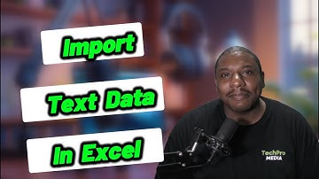 Import Data From Text Files In Microsoft Excel