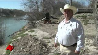 Ranchers along the border between texas and mexico say they're being
threatened by drug cartels running drugs into united states. ap's rich
mattews r...