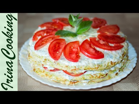 Самый Вкусный Торт из Кабачков  Закусочный Кабачковый Торт  Ирина Кукинг