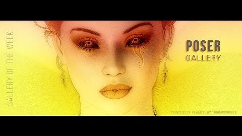 Renderosity Gallery of the Week for November 14, 2016 - The POSER Gallery