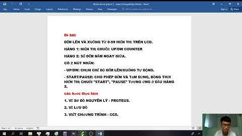 PIC16F887 - LCD - NÚT NHẤN - ĐẾM LÊN XUỐNG 0-59