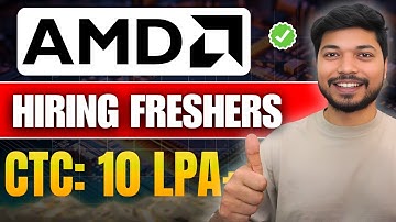 VLSI Jobs 2025 🔥 AMD Hiring Electronics & Electrical Freshers | Apply Now