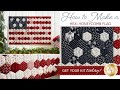 How to Make a Hexi Honeycomb Flag | a Shabby Fabrics Tutorial