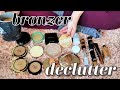 BRONZER DECLUTTER // Sharing a DRUGSTORE DUPE that is better than high end!