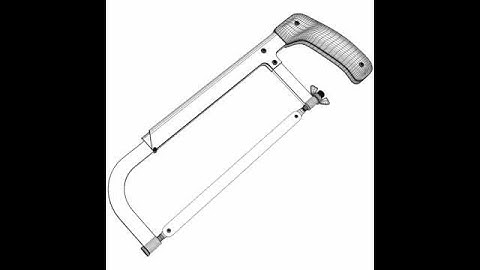 3D Model of Hacksaw Review