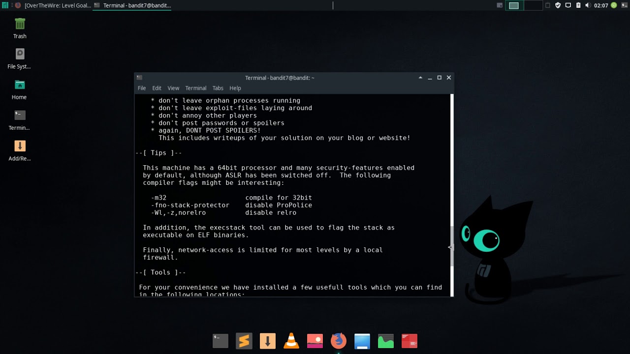 OverTheWire Bandit Level 6 - Level 10 (Speedrun)