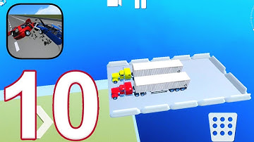 Car Crash Simulator : Accident - FreeFall  Gameplay Walkthrough,Car Crashes Game( iOS, Android)