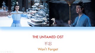 [ENG SUB PINYIN] THE UNTAMED OST [WON'T FORGET]《陈情令》《不忘》LAN WANGJI'S THEME SONG