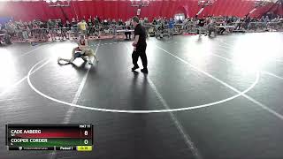 119 Lbs Round 1 - Cade Aaberg, WI Vs Cooper Corder, IL 6482