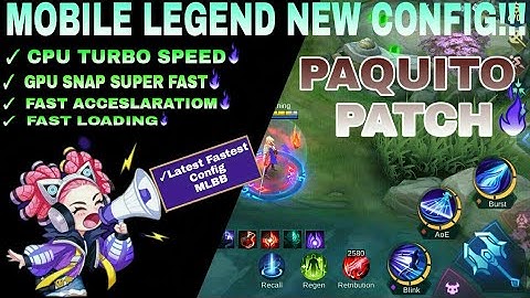 New Latest Game Booster Config |MLBB | CPU AND GPU TURBO BOOSTER