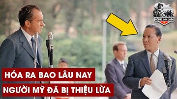 Cựu Binh Vạch Trần Nguyễn Văn Thiệu Chính Là Tình Báo Của Việt Cộng, Thực Hư Ra Sao ? - HUTC