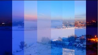 Петербург. Зима. Time lapse. +21 градус за 30 сек.