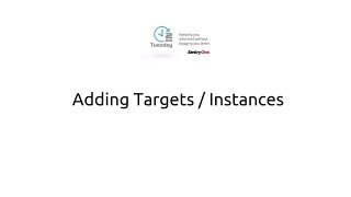 Adding Targets and Instances in SQL Sentry
