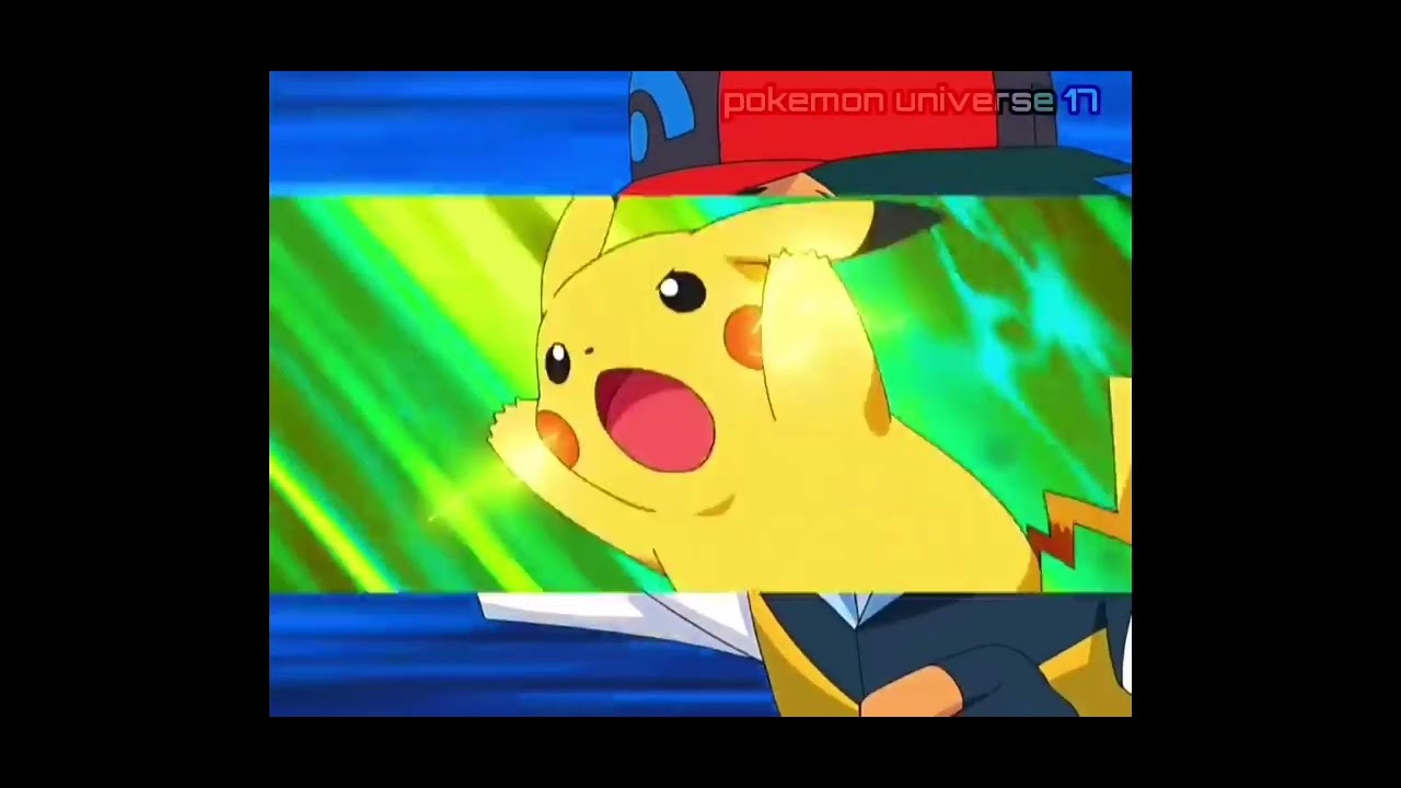 Cynthia's Rayquaza vs Ash's Pikachu ll Fastest Battle Ever and I took it by pokemon universe 17 ll