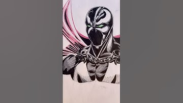 Drawing SPAWN In Pen! #fanart