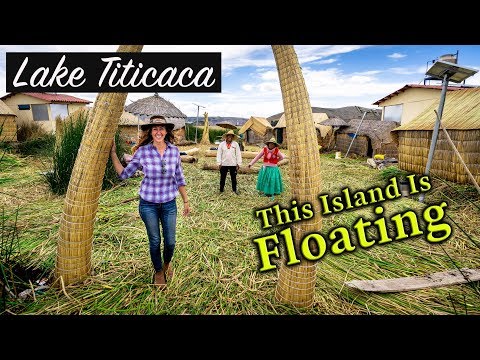 티티카카 호수의 떠 다니는 섬 방문 | 페루의 반 라이프