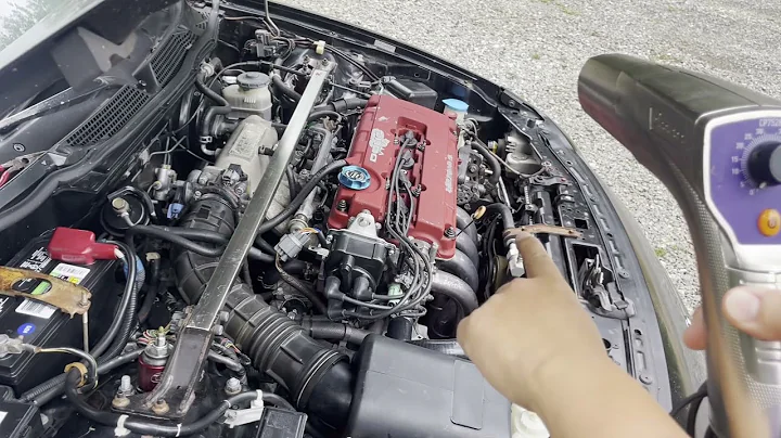 Acura Integra Distributor Install and Drive #acura #honda #automobile #distributor #dc2