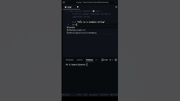 How to convert String in uppercase in python #python #pythonstring