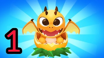 Dragon Island: Gameplay walkthrough part 1 Dragon growth & (ios , Android)