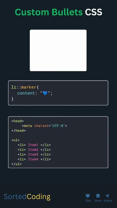 How to give custom Bullets in CSS 🤔 watch now 💥 save for later 🚀 #css # ...