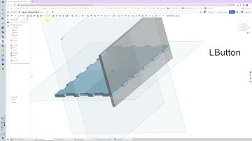 Onshape - Use,Project Lines, & Part Mirror (Laser Hinged Box - Episode 2)