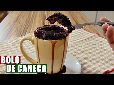 BOLO DE CANECA NO MICROONDAS FÁCIL E RÁPIDO | Menino Prendado