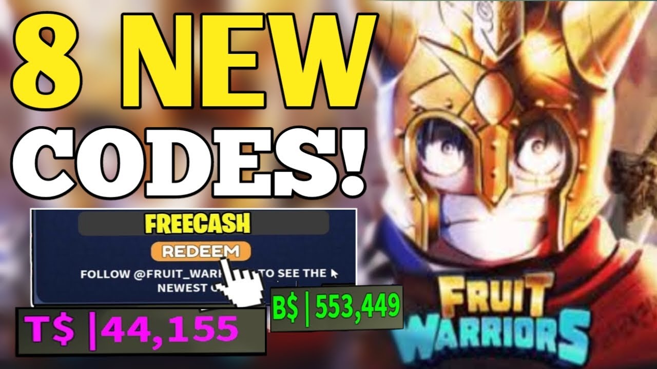 Roblox Fruit Warriors New Codes March 2023 