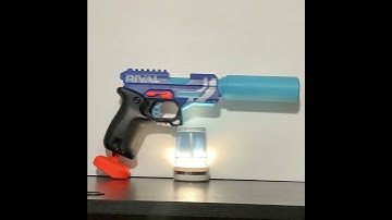 Fox-Out XFKO In-line - Modified Nerf Rival Knock Out - Quick FPS Test!  shorts #nerf #blasters