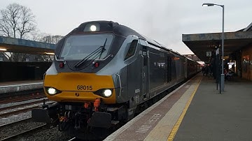 Class 68 no. 68015 departs Oxford for Chiltern service to Marylebone