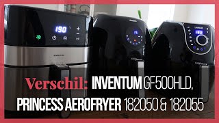 Verschil Inventum GF500HLD, Princess Aerofryer 182050 en 182055 - (Airfryer vergelijken)