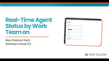Real-Time Agent Status by Work Team on Dashboards - New Feature from Genesys Cloud CX