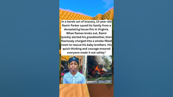 ⬇️⬇️12-Year-Old Hero Saves Grandmother and Siblings from House Fire in Virginia #shorts