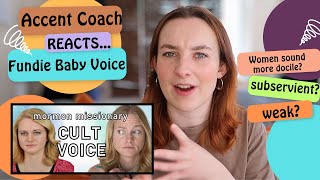 VOICE COACH REACTS MORMON VOICE |FUNDIE BABY VOICE?!?