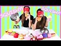 Guess the Squishy Toys Challenge with Princess T and Princess Pham