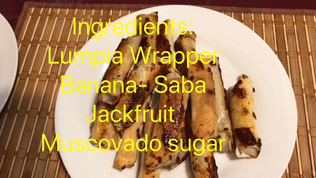 Special Banana Turon/ging payas YouTube