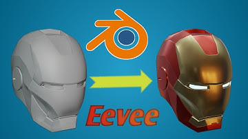 Ironman helmet blender 2.93 texturing showreel | dotblend studioz