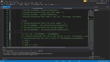 C#( C Sharp ) Bangla Tutorial Part-03 || Output - Tracing || String || Integer || Concatenate || Sum