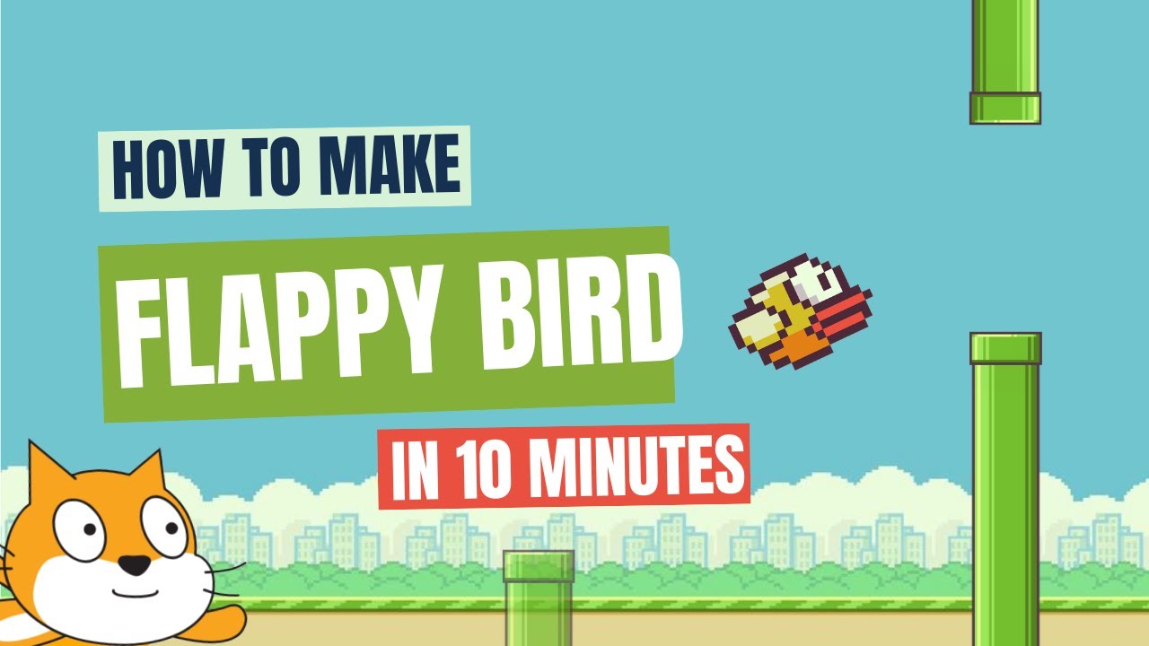 How to Make Flappy Bird in Scratch (And Play It With a Banana!) : 6 Steps -  Instructables
