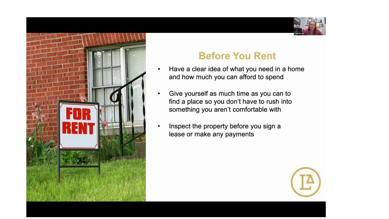 All About Eviction Series: Tips for a Successful Tenancy & Avoiding Eviction