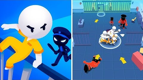 Prison Escape 3D 👮‍♂️🚨🚔 All Levels Gameplay Android iOS