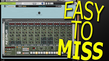 1 knob Drummer | Reason 13 Combinator 2