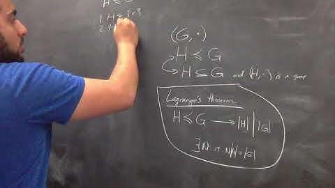 Group Theory 2: Subgroups and Lagrange