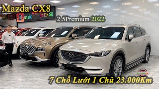 Bán Ô tô Cũ 7 Chỗ Lướt Giá Rẻ Bản Full Mazda CX8 Premium 2022 | Mua Bán Xe Cũ