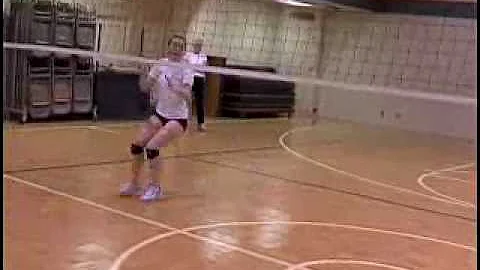 Becky Phelps volleyball Skills video